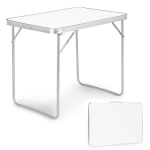 Kokkupandav matkalaud ModernHome, 80x60 cm, valge