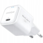 INNOSTYLE KIIRLAADIJA CUBE USB-C 20W USB TYPE C GAN II IPHONE'ILE LED-VALGUSEGA