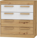 Kummut Meblocross Maximus 4S, tamm/valge