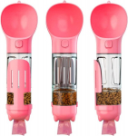 Hqs Mitmeotstarbeline Kaasaskantav Lemmikloomapudel, 300Ml, Roosa