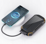Akupank Solar Power Bank 20000mAh 22.5W p&auml;ikesepaneel