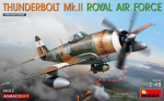 Liimitav mudel MiniArt 48012 Thunderbolt Mk.II Royal Air Force Advanced Kit 1/48
