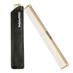 Babyliss Pro M3842E Juuksurikamm roostevabast terasest 19cm, kuldne