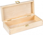 Pikk puidust karp Creative Deco S&auml;ilituskarp 24 x 10,5 x 5,7 cm S&auml;ilituskarp M&auml;nguasjakarp koos sulgemisega