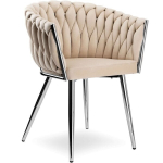 COFTON kroom VELVET beež kootud samettool