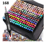 M168 Kahepoolsed markerid, markerid, viltpliiatsid joonistamiseks 168 tk.