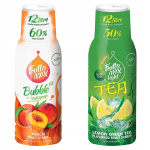 FruttaMax Virsikasiirup 500ml+FruttaMax J&Auml;&Auml;TEE LEMON GREEN Light 500ml
