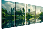 Seinapilt City Wall 60x120cm