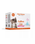 Calibra Cat Life Pouch Kitten Multipack noortele kassipoegadele koos kalkuni ja l&otilde;hega, 12x85 g