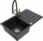 Graniidist k&ouml;&ouml;givalamu Mexen Bruno koos segisti ja sifooniga, Metallic black/gold/black/gold