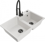 Graniidist k&ouml;&ouml;givalamu Mexen Tomas koos segisti ja sifooniga, valge/must