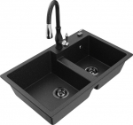 Graniidist k&ouml;&ouml;givalamu Mexen Tomas koos segisti ja sifooniga, must/h&otilde;bedane