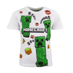 MINECRAFT puuvillane T-s&auml;rk, valge
