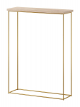 Konsoollaud ADRK Furniture Sili, kuldne/pruun