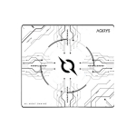 AQIRYS Gaming pad GRUIS Medium 450x400 valge