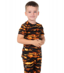 Lenne laste T-s&auml;rk Terry 24914*4540, oranž/must