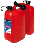 2 sektsiooniga kanister plastik 5+3l