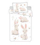 Jerry Fabrics laste voodipesukomplekt Bunnies, 100x135, 2-osaline