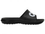 CROCS CLASSIC GRAPHIC SLIDE Naiste mustad antibakteriaalsed flip-flopid