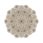 Asir vaip Aln600156Kr17 100x100 cm