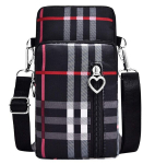 Must &otilde;lakott, korraldajakohver, mahukas, ruuduline muster