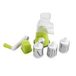 Multifunktsionaalne k&auml;sitsi k&ouml;&ouml;giviljal&otilde;ikur kartuli-porgandi riiv roostevabast terasest terad