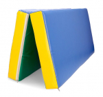 Transformeeritav matt SANRO 100x100x10 cm, Sinine-roheline-kollane