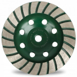Teemantlihvketas keermega, 125mm, M14, TURBO