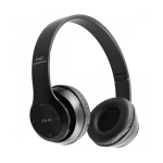 K&otilde;rvaklapid Bluetooth P47 5.0+EDR FM-iga, must