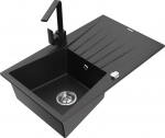 Graniidist k&ouml;&ouml;givalamu Mexen Cesar segisti ja sifooniga, Metallic black/silver/black