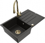 Graniidist k&ouml;&ouml;givalamu Mexen Bruno segisti ja sifooniga, Metallic black/gold