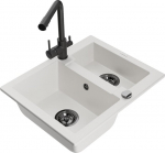 Graniidist k&ouml;&ouml;givalamu Mexen Carlos segisti ja sifooniga, White/Black