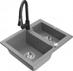 Graniidist k&ouml;&ouml;givalamu Mexen Carlos segisti ja sifooniga, Grey/Black