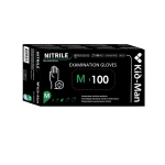 Nitriilmustad kindad Kid-Man M 100 tk