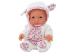 Beebinukk Lean Toys, roosa/valge