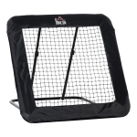HOMCOM Kokkupandav jalgpalliv&auml;rav Jalgpalli tagasil&ouml;&ouml;gisein, v&otilde;rk mitmele spordialale, 5-astmeline reguleeritav, 128x118x108-120cm
