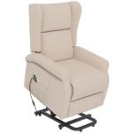 Elektriline tugitool lamamisfunktsiooniga, seniortool t&otilde;stefunktsiooniga, kuni 200 kg, 72,5x94x109 cm, kreemjas