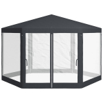 Outsunny 4 x 4 m aiamaja, tumehall