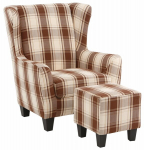 Tugitool tumbaga Notio Living Spicy, pruun/beež