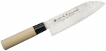 Santoku nuga 17 cm Satake Nashiji Natural