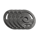 Malmist raskuste komplekt 4x1.25kg, 31mm auk, k&auml;epidemetega ketas