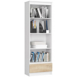 Riiul NORE CLP R 60cm, valge/tamme v&auml;rv