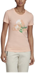 Pluus Adidas W Mh Flower Tee Pink, S