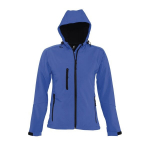 Veekindel ja tuulekindel kapuutsiga naiste softshell-jakk REPLAY WOMEN, sinine