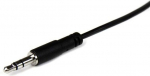 3,5mm Jack Kaabel - STARTECH - K&otilde;rvaklappide Audio Pikendus - 2m - Must - Isane/Naine