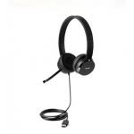 Juhtmega k&otilde;nekeskuse peakomplekt/k&otilde;rvaklapid mikrofoniga Lenovo 100 stereo USB