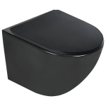 Seinapealne WC-pott Kerra Delos BLM Rimless SC kaanega