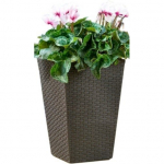 Lillepott Keter Rattan Planter, S, pruun