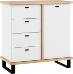 Kummut Meblocross Cross Cro-04 1D4S, pruun/valge