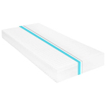 vidaXL madrats 90 x 200 cm 7 tsooni PU-vaht 16 cm H2 H3